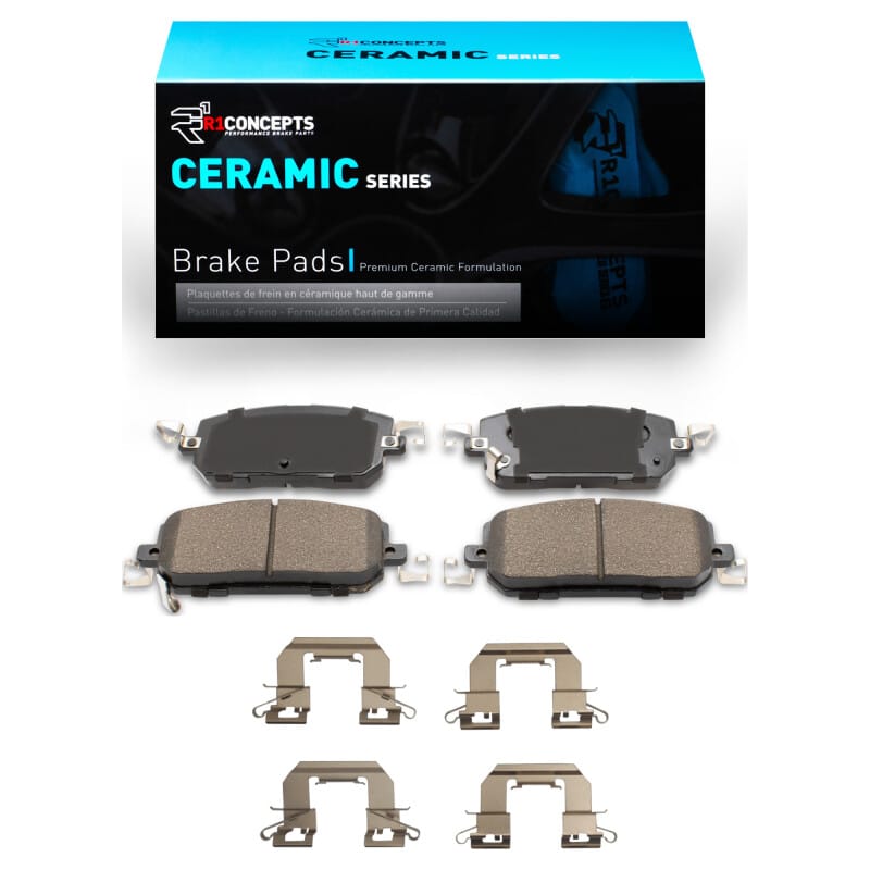 R1 Concepts — R1 22-24 Mazda MX-30 Front Ceramic Pads & Hardware Kit