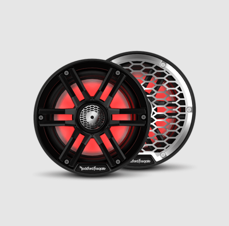 Rockford Fosgate UTV — Rockford Fosgate M2 6.5in. Color Optix Marine 2-Way Speakers (Pair) - Black