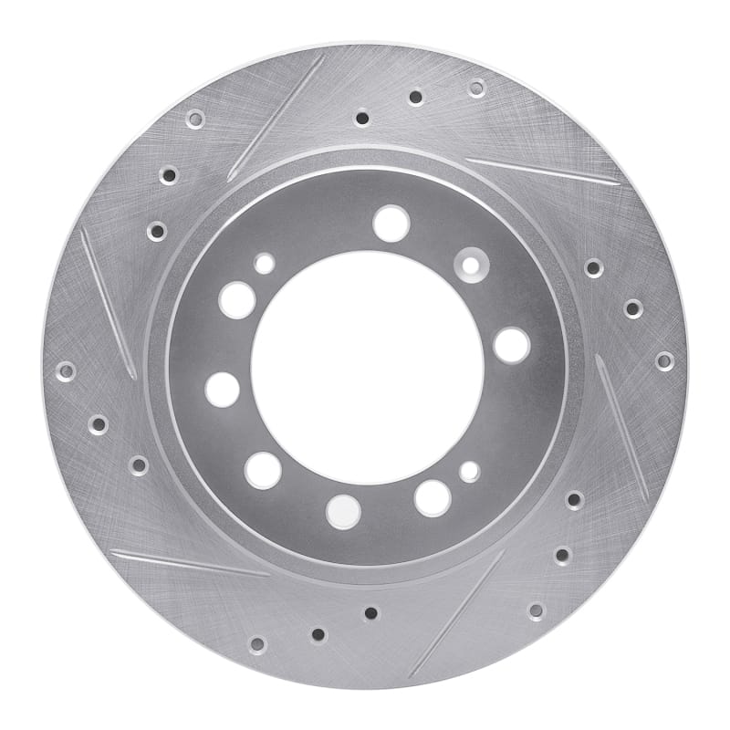 R1 Concepts — R1 83-89 Chrysler Conquest Rear Left Drilled & Slotted Silver Brake Rotor
R1 Brake Rotor Drill