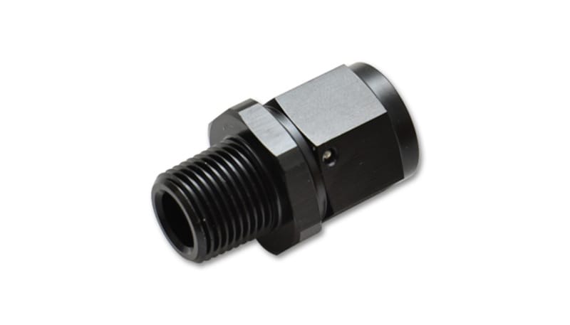 Vibrant — Vibrant -6AN to 1/4in NPT Female Swivel Straight Adapter Fitting
6ANFM-1/4"NPTStrSwvl
-6ANFM-1/4"NPTMLAdp
AN Fitting