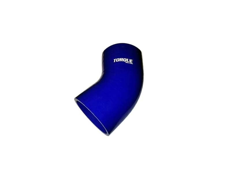 Torque Solution — Torque Solution 45 Degree Silicone Elbow: 2.75 inch Blue Universal
