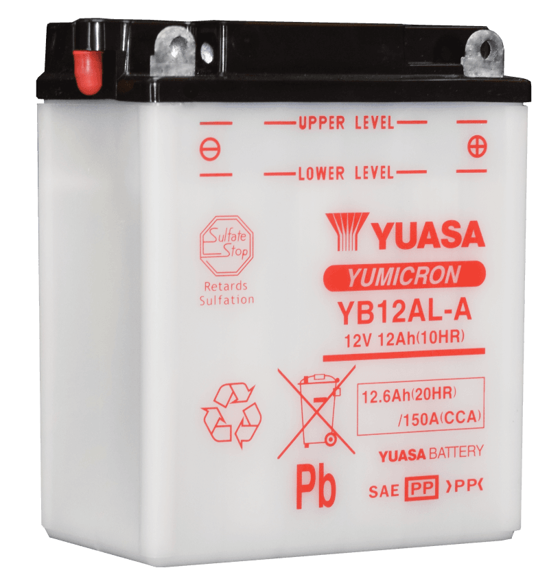 Yuasa Battery — Yuasa YB12AL-A Yumicron 12-Volt Battery