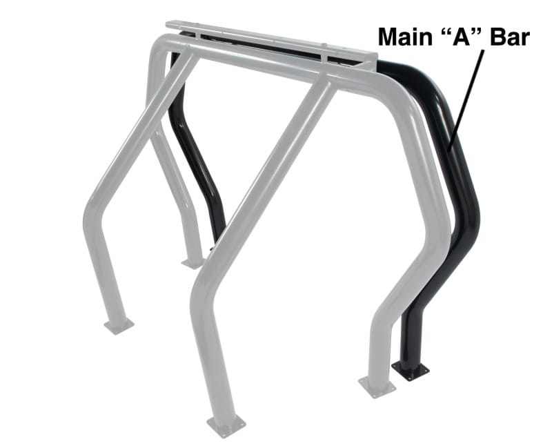 Go Rhino — Go Rhino RHINO Bed Bar - Front Main A bar - Black
Classic Bed Bars
