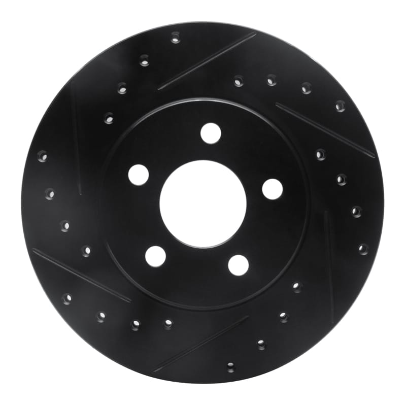 R1 Concepts — R1 95-00 Chrysler CIRRUS Front Left Drilled & Slotted Black Brake Rotor
R1 Brake Rotor Drill