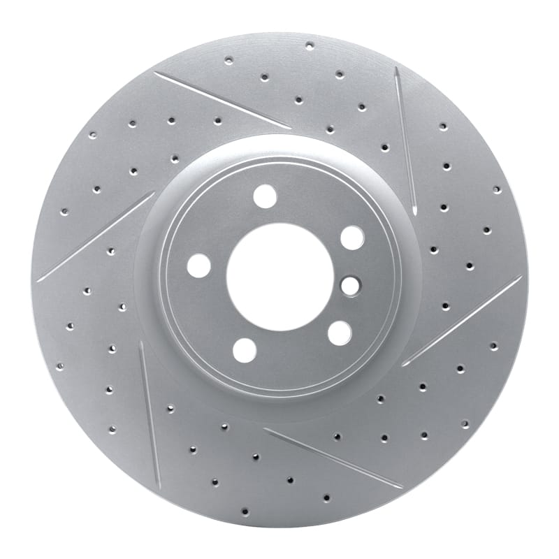 R1 Concepts — R1 10-12 Land Rover Range Rover Front Right Drilled & Slotted Geo-Carbon Rotor