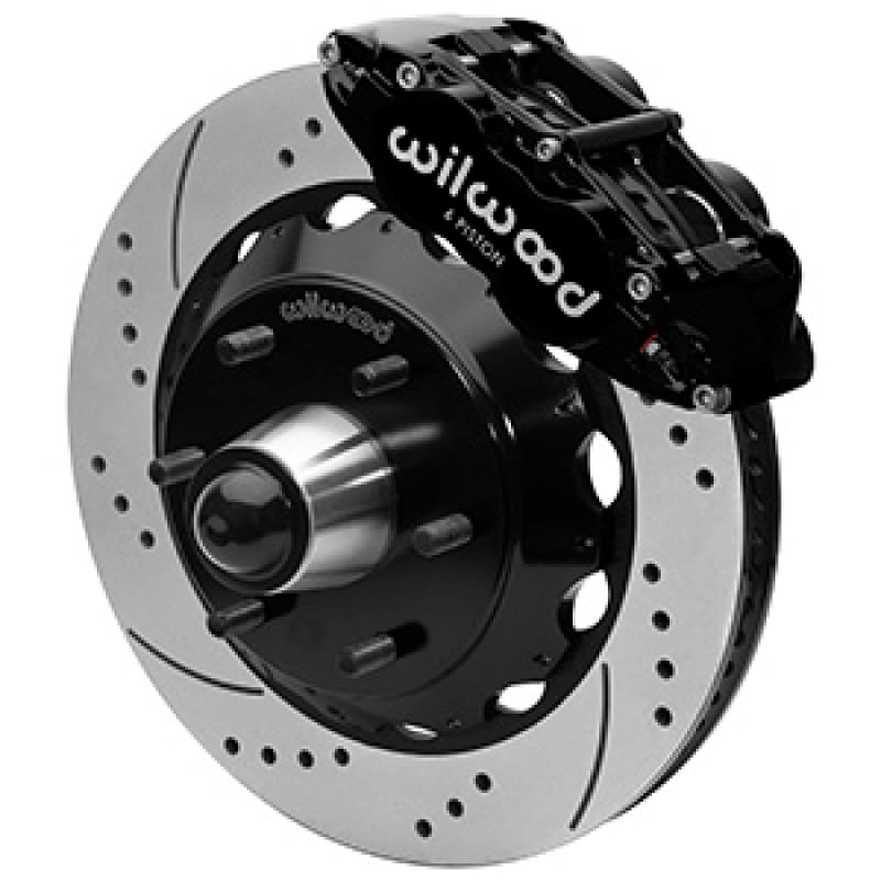 Wilwood — Wilwood Forged Narrow Superlite 6R Front Big Brake Kit 14.00in Drilled Rotors 67-86 GM C1500 - Black
BRAKE KIT