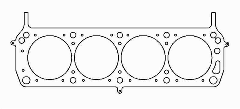 Cometic Gasket — Cometic Ford/Brodix 351 V8 .040in MLS Cylinder Head Gasket-4.125in Bore-R452 Block-ASCS Spec Head
Cylinder Head Gasket