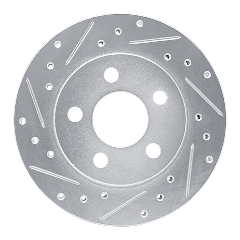 R1 Concepts — R1 85-89 Dodge SHADOW Front Left Drilled & Slotted Silver Brake Rotor
R1 Brake Rotor Drill