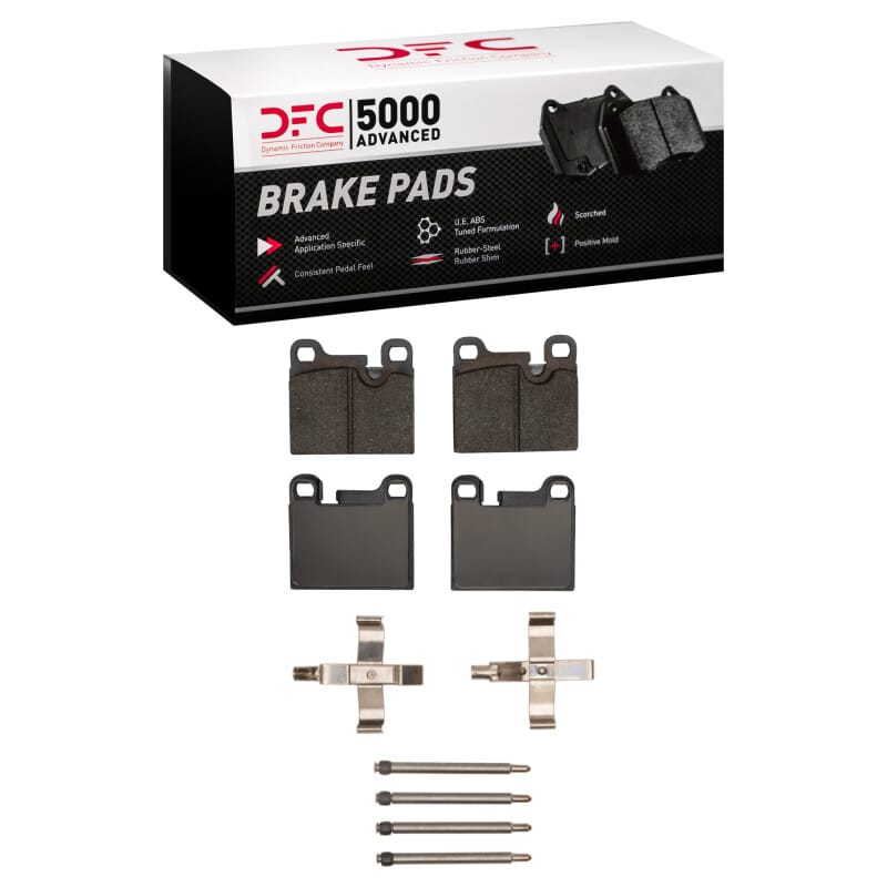 DFC — DFC 84-89 Porsche 911 Rear 5000 Advanced Low Metallic Brake Pads and Hardware Kit
DFC Brake Pad Set