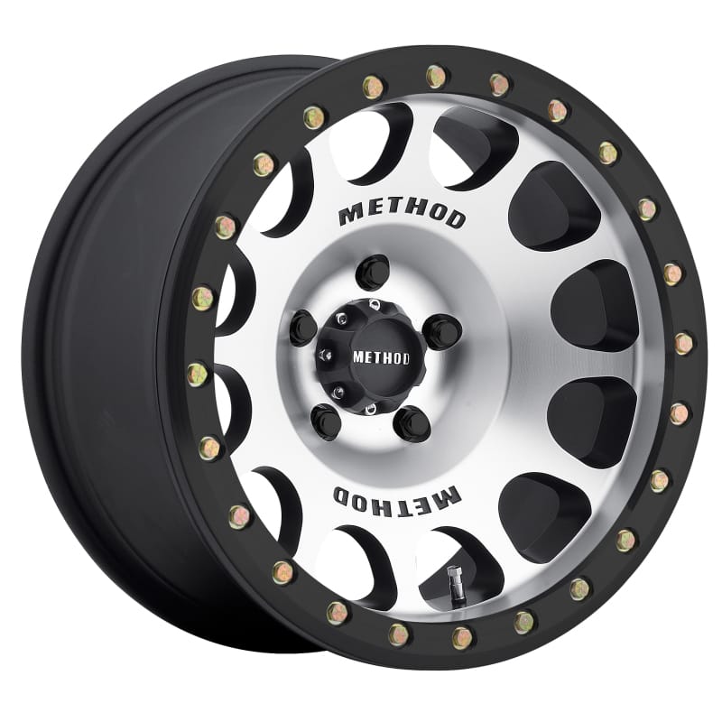 Method Wheels — Method MR105 Beadlock 17x9 -38mm Offset 6x5.5 108mm CB Machined w/Matte Black Ring Wheel
