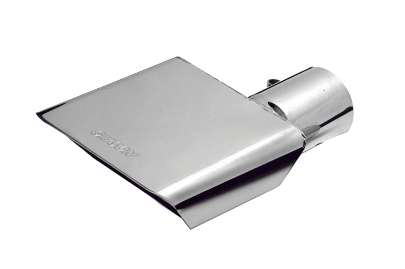 Gibson — Gibson Rectangle Sport Tip - Right - 6x2.75in OD/2in Inlet/9.5in Length - Stainless
Exhaust Tip