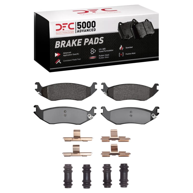 DFC — DFC 02-24 Chrysler Aspen Rear 5000 Advanced Semi Metallic Brake Pads and Hardware Kit
DFC Brake Pad Set