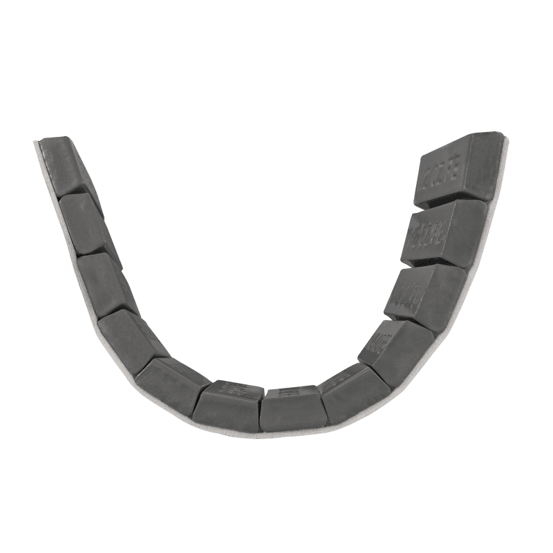 Counteract — Counteract 1/2oz Trapzeium Steel Adhesive Wheel Weights Roll - Grey - 300pcs - .5oz (150oz)