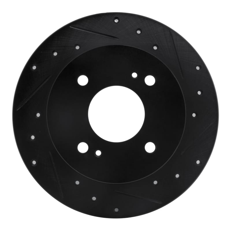 R1 Concepts — R1 79-81 Nissan 200SX Rear Right Drilled & Slotted Black Brake Rotor
R1 Brake Rotor Drill
