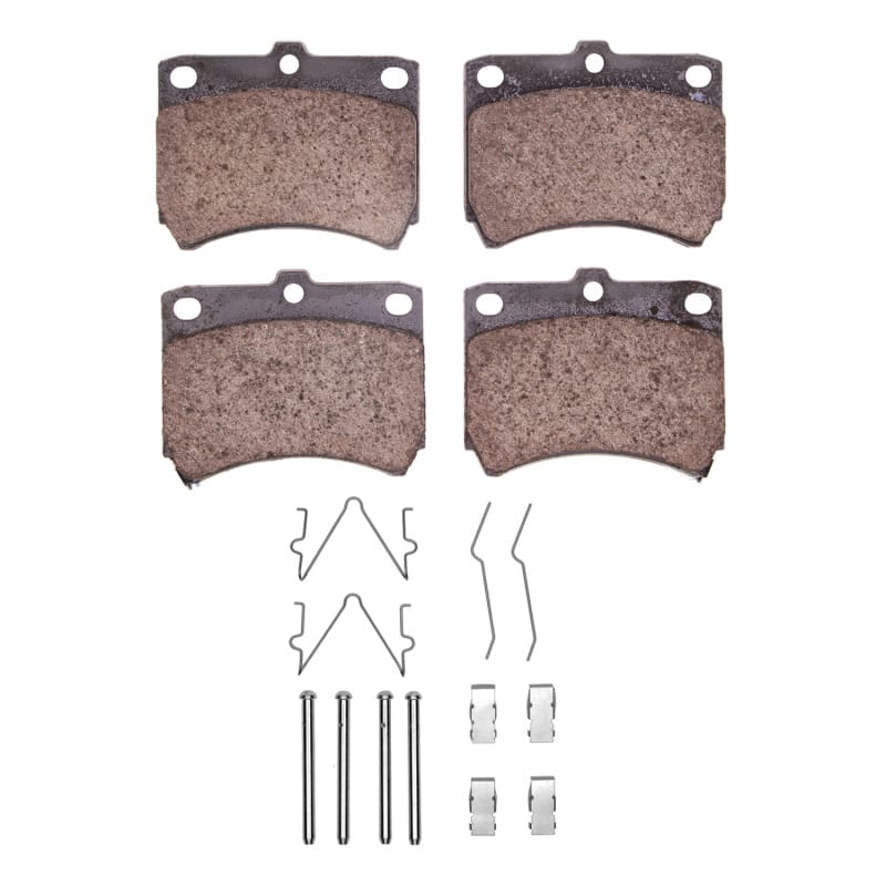 DFC — DFC 88-93 Ford Festiva Front 4000 HybriDynamic Brake Pads and Hardware Kit
DFC Brake Pad Set
