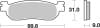 Brembo OE Powersports — Brembo OE 99-02 Yamaha YZF R6 600cc Brake Pad - Rear