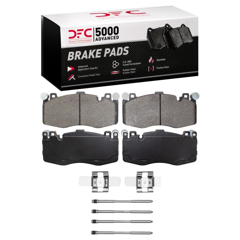 DFC — DFC 12-19 BMW X6 Front 5000 Advanced Low Metallic Brake Pads and Hardware Kit
DFC Brake Pad Set