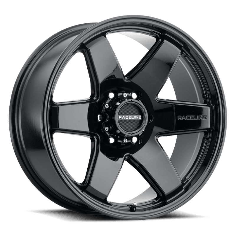 Raceline — Raceline 942B Addict 18x9in / 6x139.7 BP / 12mm Offset / 106.1mm Bore - Gloss Black Wheel