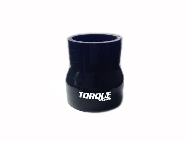 Torque Solution — Torque Solution Transition Silicone Coupler: 2 inch to 2.5 inch Black Universal