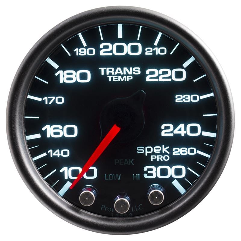 AutoMeter — Autometer Spek-Pro Gauge Trans Temp 2 1/16in 300f Stepper Motor W/Peak & Warn Blk/Smoke/Blk
GA 2" TRNST BSB SPEK