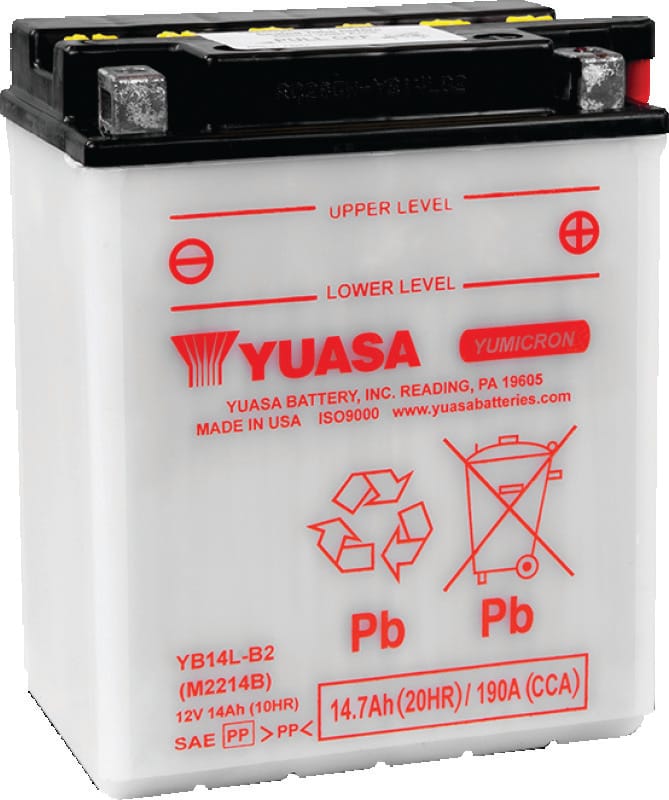 Yuasa Battery — YB14L-B2 Battery