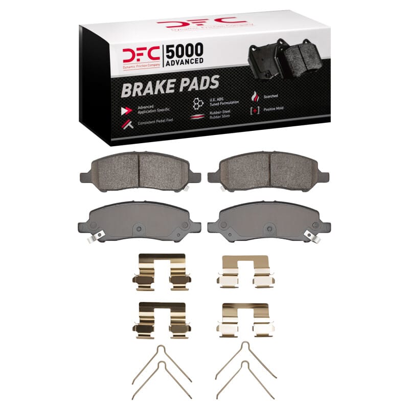DFC — DFC 13-16 Dodge Dart Rear 5000 Advanced Ceramic Brake Pads and Hardware Kit
DFC Brake Pad Set