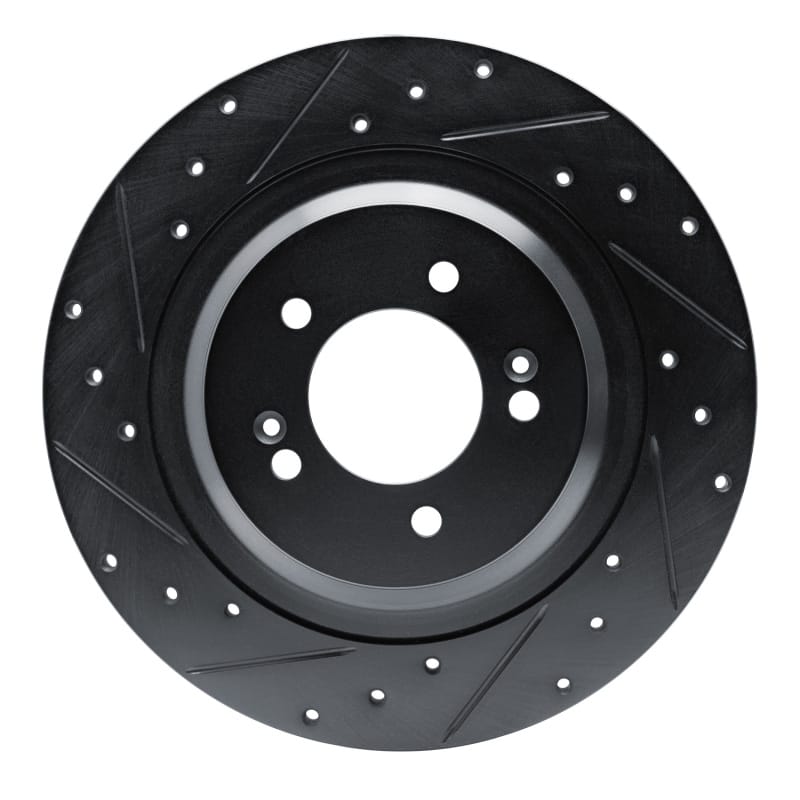 R1 Concepts — R1 21-25 Hyundai Sonata Rear Left Drilled & Slotted Black Brake Rotor
R1 Brake Rotor Drill