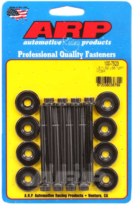 ARP — ARP Valve Cover Bolt Kit 12-Point Head Chevy Gen III/LS Series Small Block