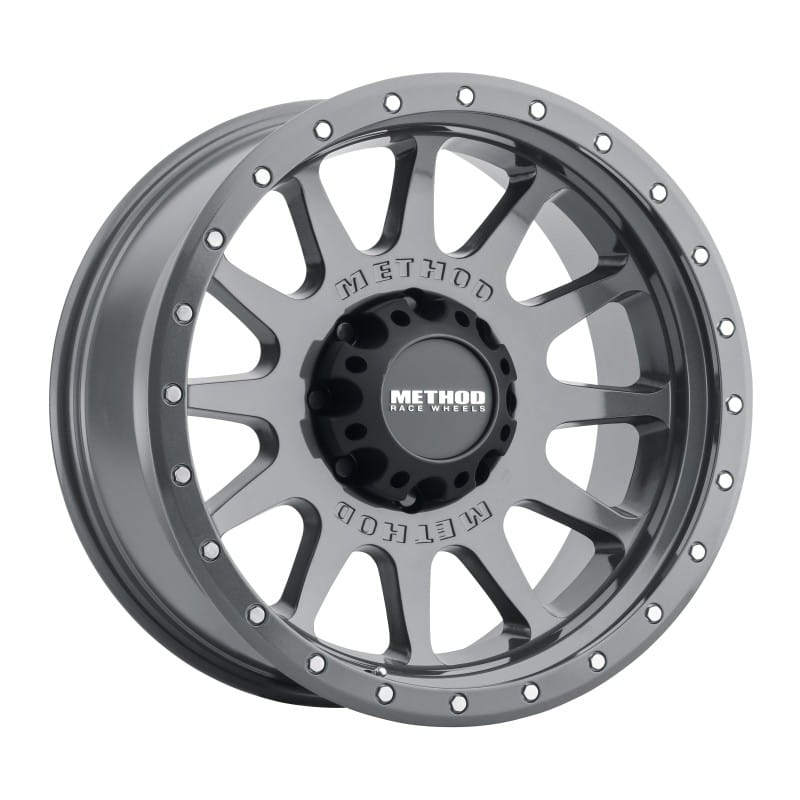 Method Wheels — Method MR605 NV 20x10 -24mm Offset 8x170 124.9mm CB Gloss Titanium Wheel
