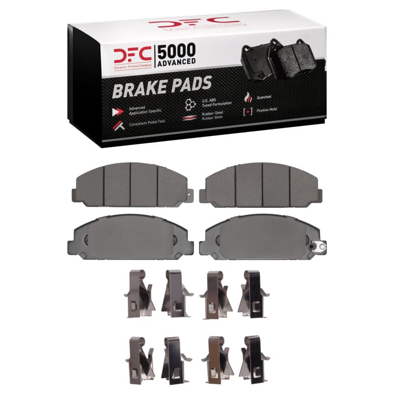 DFC — DFC 13-20 Hino 5 Rear/Front 5000 Advanced Ceramic Brake Pads and Hardware Kit
DFC Brake Pad Set