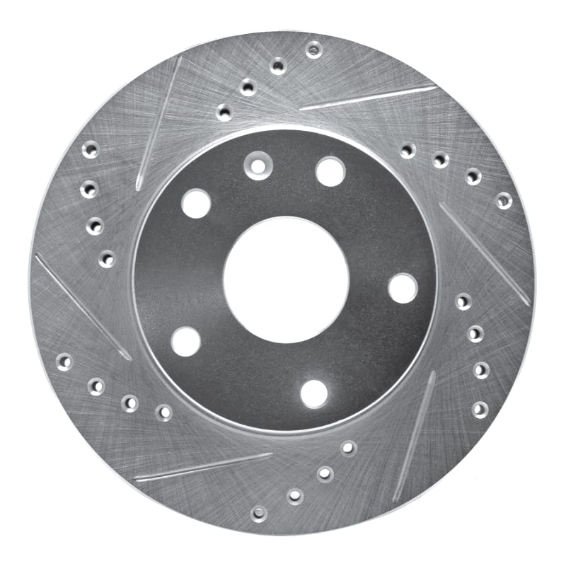R1 Concepts — R1 99-02 Daewoo Leganza Front Left Drilled & Slotted Silver Brake Rotor
R1 Brake Rotor Drill