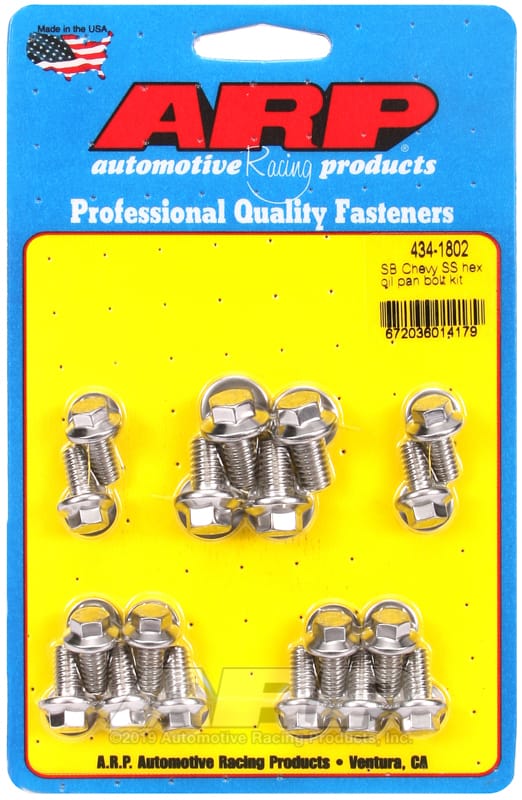 ARP — ARP SB Chevy SS Hex Oil Pan Bolt Kit