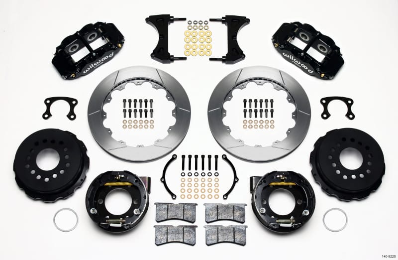 Wilwood — Wilwood Narrow Superlite 4R Rear P-Brk Kit 12.88in Small Ford 2.50in Offset
BRAKE KIT