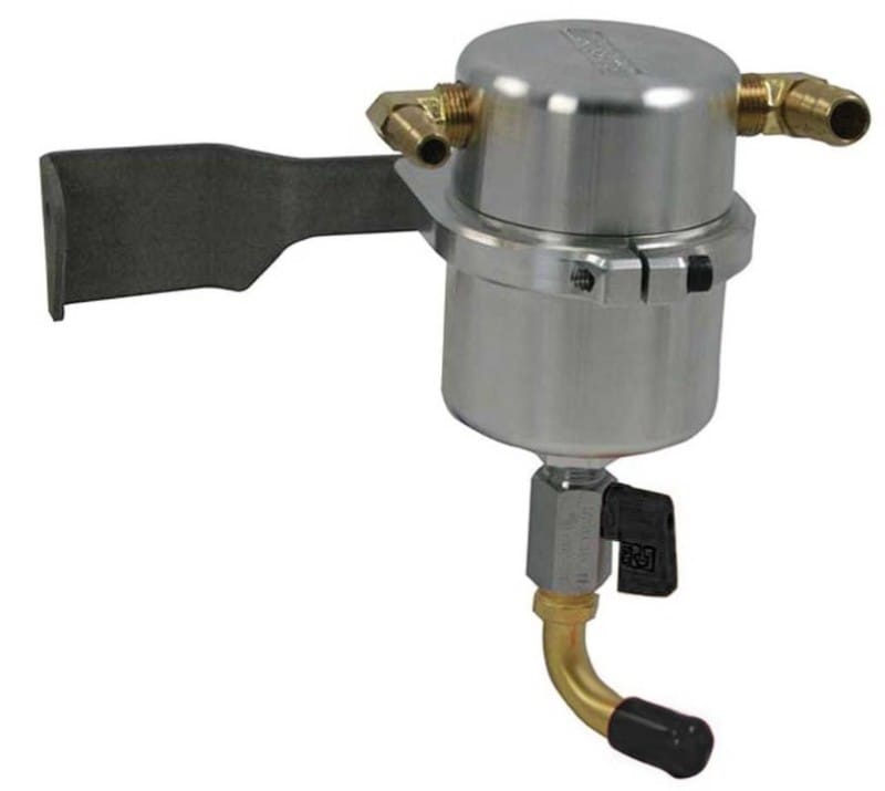 Moroso — Moroso 07-14 Toyota Tundra 5.7L Air/Oil Separator Catch Can - Billet Aluminum