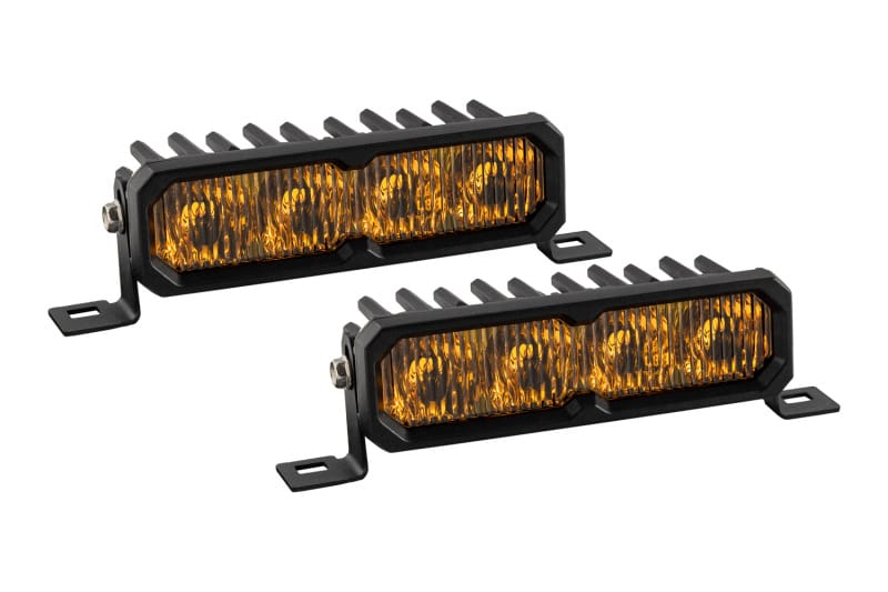 Diode Dynamics — Diode Dynamics SS6 Sport Yellow Fog Standard ABL (pair) 3000K