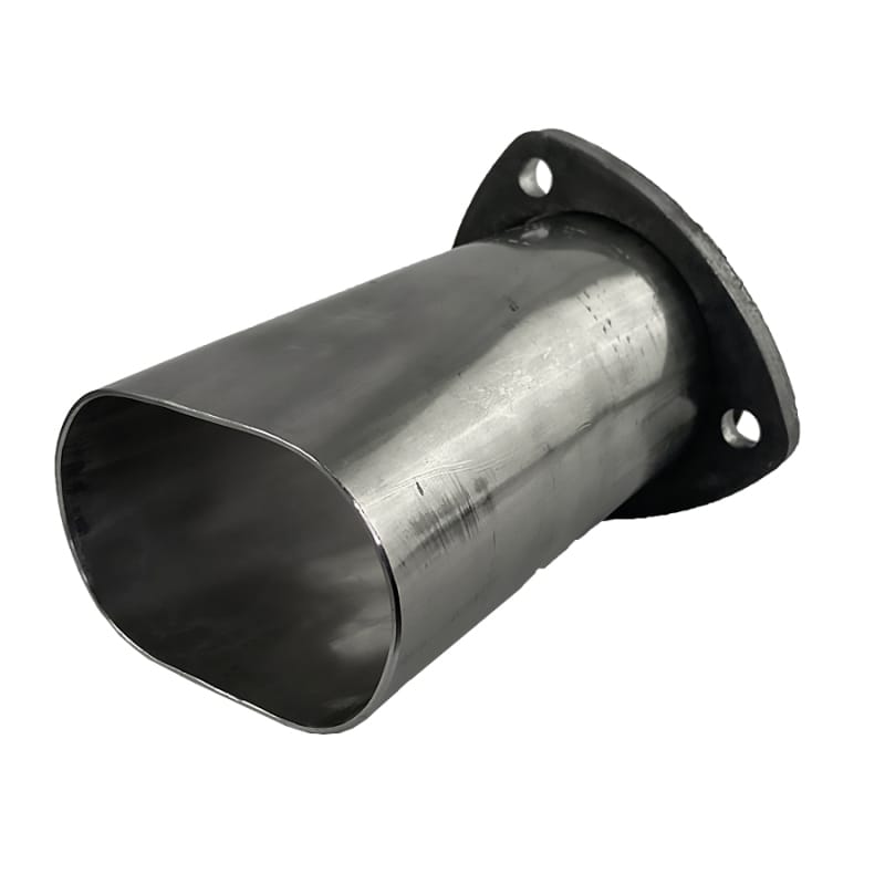 Granatelli Motor Sports — Granatelli 3.0in Round to 3.0in Oval Exhaust Adapter w/Floating 3 Bolt Header Flange
Exhaust Pipe Adapter