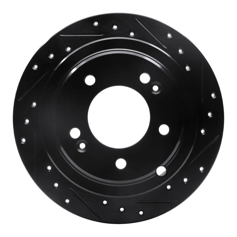 R1 Concepts — R1 04-06 Kia AMANTI Rear Right Drilled & Slotted Black Brake Rotor
R1 Brake Rotor Drill