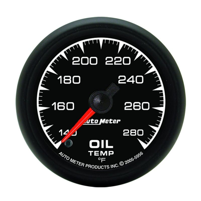 AutoMeter — Autometer ES 52.4mm 140-280 Degree F Oil Temperature Gauge
GA 2" OILT 280F S ES