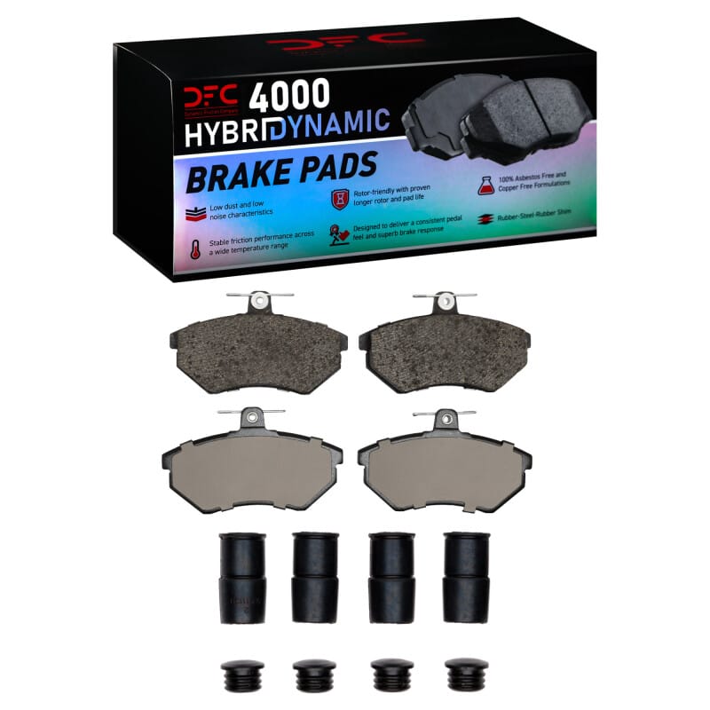 DFC — DFC 88-92 Audi 80 Front 4000 HybriDynamic Brake Pads and Hardware Kit
DFC Brake Pad Set