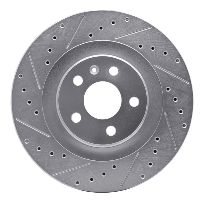R1 Concepts — R1 16-26 Volvo V60 Rear Left Drilled & Slotted Silver Brake Rotor
R1 Brake Rotor Drill