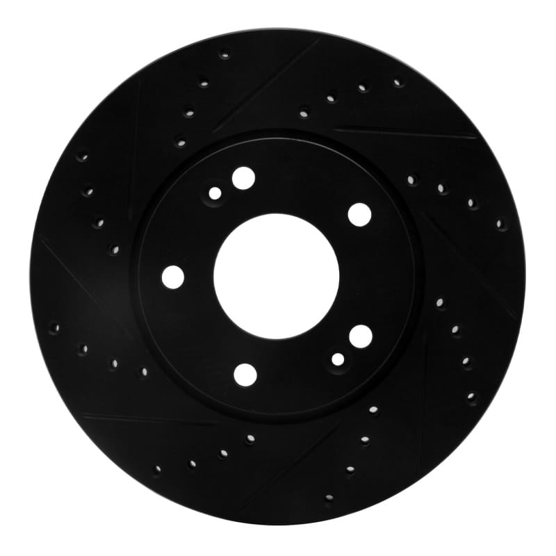 R1 Concepts — R1 07-10 Kia Rondo (Canada) Front Left Drilled & Slotted Black Brake Rotor
R1 Brake Rotor Drill
