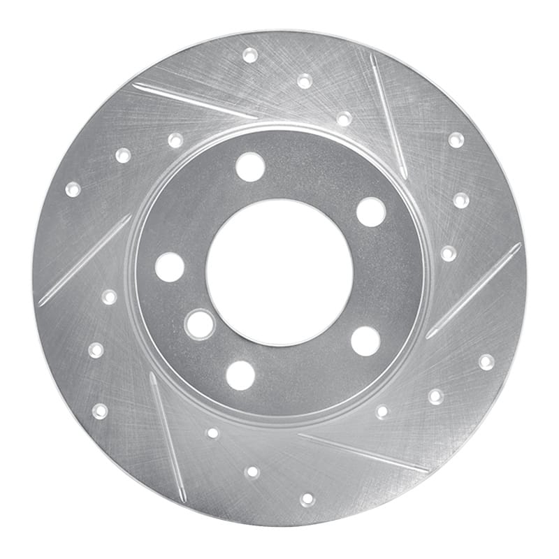 R1 Concepts — R1 95-98 BMW 318TI Front Right Drilled & Slotted Silver Brake Rotor
R1 Brake Rotor Drill