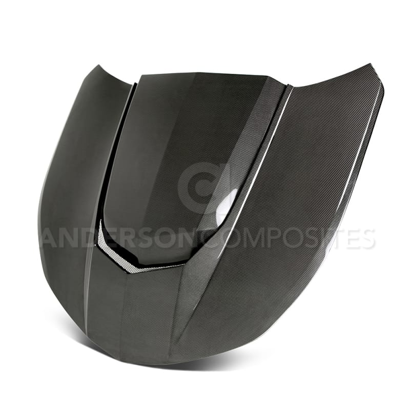 Anderson Composites — Anderson Composites 2016+ Type-AZ Camaro Double Sided Fiber Hood