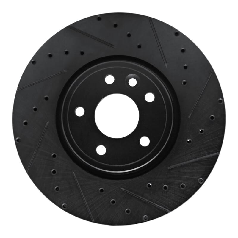 R1 Concepts — R1 17-19 Jaguar XE Front Right Drilled & Slotted Black Brake Rotor
R1 Brake Rotor Drill