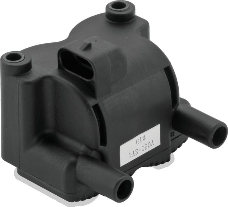 TwinPower — Twin Power 02-07 FLH FLT with EFI Ignition Coil Black Replaces H-D 31743-01 Single Fire .5 Ohm