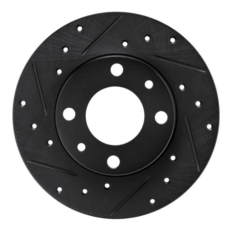 R1 Concepts — R1 66-92 Bertone X-1/9 Rear Left Front Left Drilled & Slotted Black Brake Rotor
R1 Brake Rotor Drill