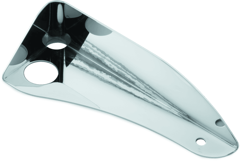 Kuryakyn — Floorboard Exhaust Boot Guard Chrome