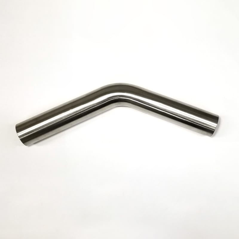 Stainless Bros — Stainless Bros 2.25in Diameter 1.5D / 3.375in CLR 45 Degree Bend 6.5in leg/6.5in leg Mandrel Bend