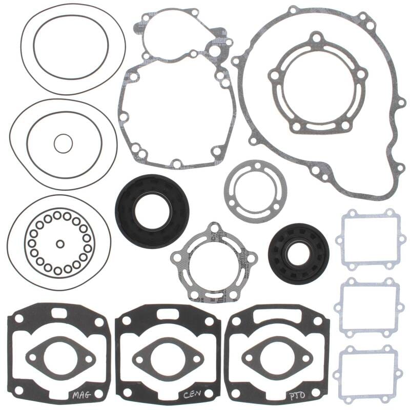Vertex Pistons — Vertex Gaskets 95-96 Arctic Cat Tigershark 900 Complete Gasket Kit w/ Oil Seals