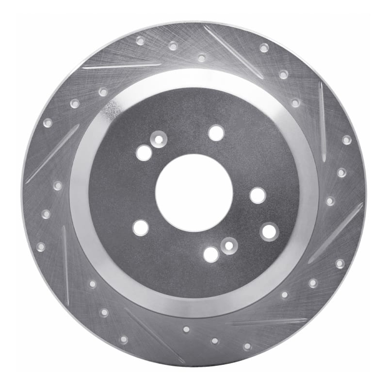 R1 Concepts — R1 07-12 Hyundai Veracruz Rear Right Drilled & Slotted Silver Brake Rotor
R1 Brake Rotor Drill